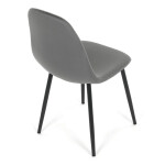 Jídelní židle, šedá, sametová látka, CT-V2971 GREY4