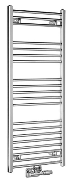 AQUALINE - ALYA otopné těleso rovné 500x1188, středové připojení, chrom LLS302