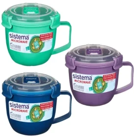 Sistema Microwave Small soup mug Hrnek na polévku 565 ml mix barev (9414202211422)