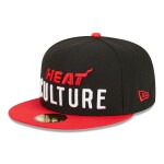 New Era Pánská kšiltovka Miami Heat NBA 2023 City Edition 59FIFTY Fitted Velikost: 7 1/2