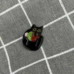 Pinarna.cz Černá kočka s kaktusem