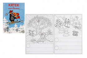 Krtek a zimní radovánky - Omalovánky A4 - Zdeněk Miler