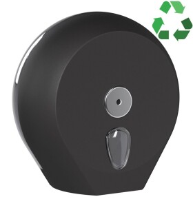 SAPHO - ECOLORED zásobník na toaletní papír max. Ø 23cm, ABS, Soft Touch, černá mat A75610VB