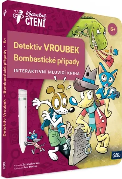 ALBI Kouzelné čtení Kniha: Detektiv Vroubek - Bombastické případy