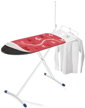 Leifheit AirBoard Express M Solid 76209 / Žehlicí prkno / 120 x 38 cm / pro parní stanice / výškově nastavitelné (72565)