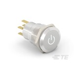 C & K Switches U811J85W3GE223 tlačítko 120 V, 28 V/DC 1 A 1x zap/(zap) červená (š x v) 15.24 mm x 12.70 mm 1 ks Bulk