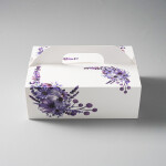 Výslužková krabice s rukojetí Lila 26x18x9,5cm