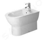 DURAVIT - Darling New Stojící bidet, s WonderGliss, alpská bílá 22511000001