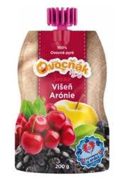 Ovocňák Pyré jablko višeň arónie 200 g