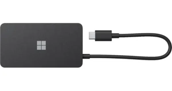 Microsoft Surface USB-C Travel Hub černá / Dokovací stanice / RJ-45 / HDMI / VGA / USB-A (161-00008)