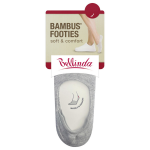 Bambusové velmi nízké dámské ponožky BAMBUS FOOTIES SOCKS - BELLINDA - šedá 39 - 42