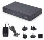 StarTech 4-portový KM switch černá / Přepínač klávesnice a myši / USB / 4 porty (P4A20132-KM-SWITCH)