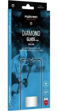 MyScreen DIAMOND GLASS edge FULL GLUE Vivo V21/V21 5G černý rám / Tvrzené ochranné sklo / lepení přes celý displej (MD5739TG DEFG BLACK)