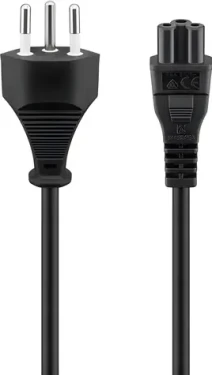 Goobay 93960 černá / Napájecí kabel / Švýcarská zástrčka typ J - C5 / 1,8 m (93960)