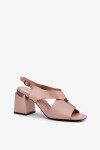 Sandály na podpatku model 212827 Step in style 38