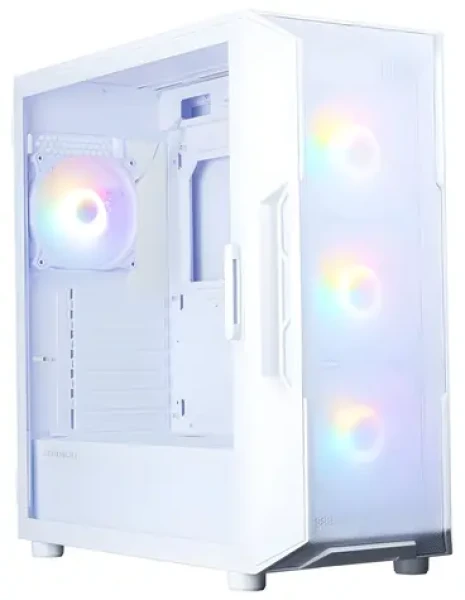 Zalman i3 Neo V2 bílá / PC skříň / ATX / 4x RGB 120mm fan / temperované sklo / USB-C (i3 Neo V2 White)