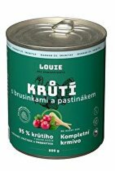Louie Dog konz. Krůtí s brus.pastinák,prebiotiky 800g