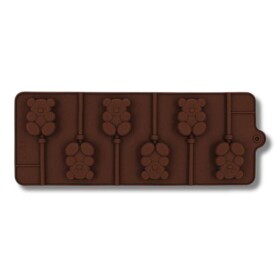 Dortisimo Silikonová forma na lízátka Medvídci 35 mm