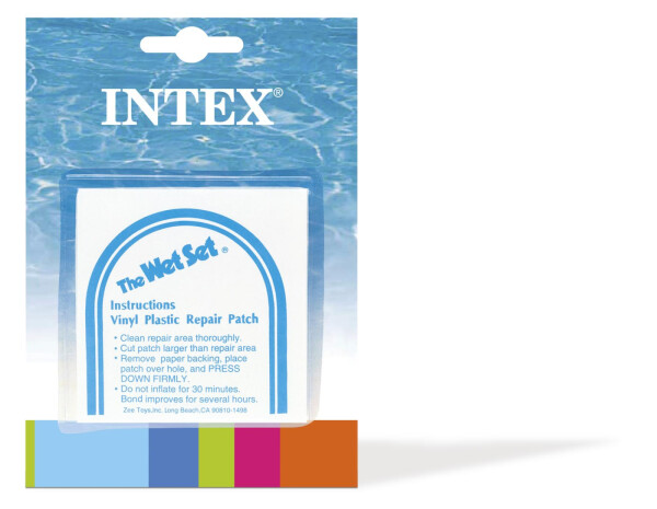 Záplata samolepící opravná sada k nafukovačkám 6ks na kartě 12x16cm - Alltoys Intex