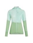 ICEBREAKER Wmns Mer 200 Realfleece Descender LS Zip H, Mint/Seaglass/Cb (vzorek) velikost: S