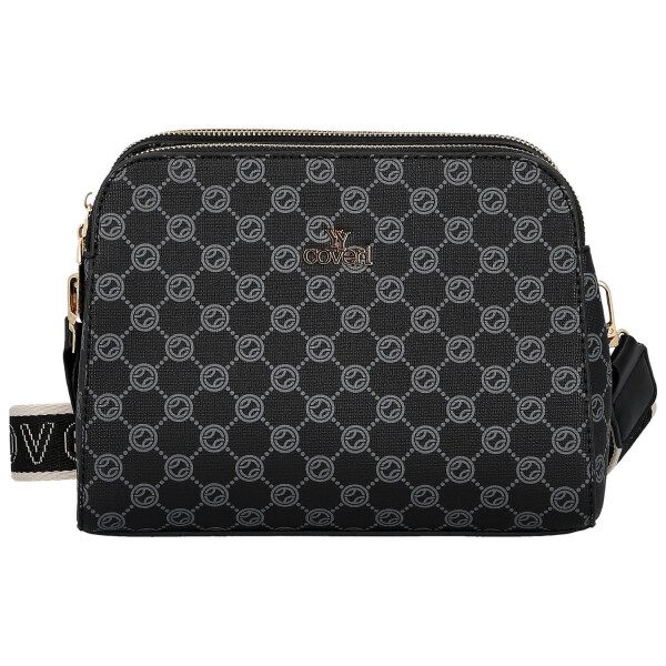 Stylová dámská koženková crossbody Maria, černá