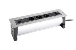 Versalogic VersaTurn 3x 230V, 2x USB A/C 5V, povrch nerez (468930)