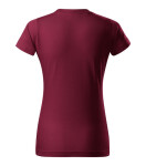 Basic tričko dámské garnet 2XL