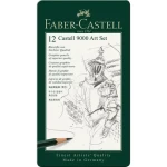 FABER-CASTELL Castell 9000 Art Set Grafitová tužka - plechová krabička 12 ks (119065)