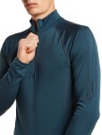 ICEBREAKER Mens 300 MerinoFine Polar LS Half Zip, Abyss (vzorek) velikost: M
