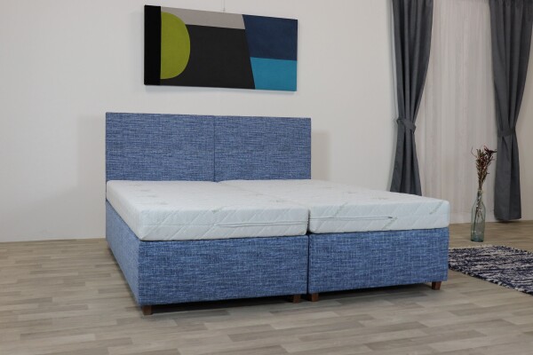 Nábytek VACULÍK Čalouněná postel EURO BED "PEVNÁ" s pevným roštem