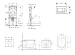 GEBERIT - Duofix Set předstěnové instalace, klozetu Nefia a sedátka softclose, tlačítko Sigma20, chrom SANI11CA1162