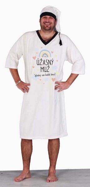 Divja.cz Košile noční - Úžasný muž Velikost: XL