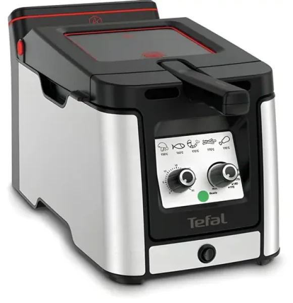 Tefal Clear Duo FR600D10 nerez/černá / Fritéza / 2000 W / 3,5 l / 150-190°C (100001932366)
