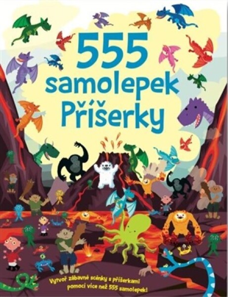 555 samolepek - Příšerky
