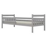 Postel Dawid standard + zábrana 80x180 šedá
