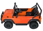 Mamido Dětské elektrické autíčko Land Rover Defender 110 SVX Concept oranžové