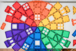 Connetix Connetix Tiles - Magnetická Stavebnice Duhová XL 102 ks