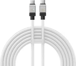 Baseus CAKW000302 Kabel USB-C (M) - USB-C (M) 2 m bílá / 100W (CAKW000302)