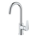 GROHE - Start Edge Umyvadlová baterie s otočným výtokem a výpustí, chrom 24201001