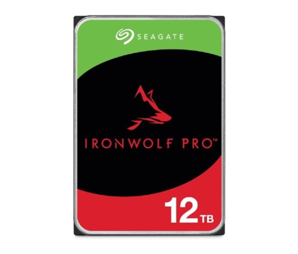 SEAGATE HDD 12TB IRONWOLF PRO (NAS), 3.5", SATAIII, 7200 RPM, Cache 256MB, CMR EDF_612390