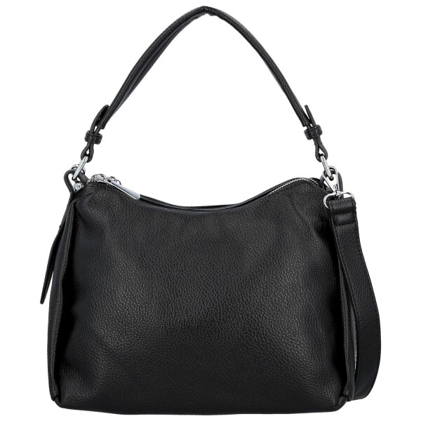 Trendy dámská koženková kabelka na rameno Magdalena, černá