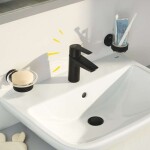 GROHE - QuickFix Start Umyvadlová baterie s výpustí Push-Open, matná černá 235502432