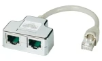 DATACOM ""Y"" adaptér STP CAT5E PC / PC+TEL