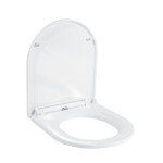 CERANO - WC sedátko Seggio - Slim/SoftClose - UF plast - bílá lesklá - 36x4,2x43 CER-414791