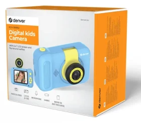 Denver KCA-1351BU / Dětský fotoaparát / Výklopný objektiv / 40 Mpx / Video Full HD / MicroSD (dkca1351bu)