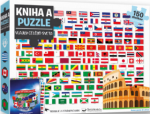 Kniha a puzzle Vlajky celého sveta