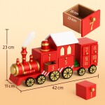 DBA Dřevěný adventní kalendář Lokomotiva