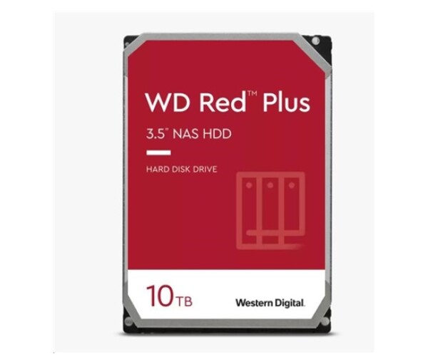 WD RED PLUS NAS WD100EFGX 10TB, SATA III 3.5", 512MB 7200RPM, 215MB/s, CMR EDF_8100637