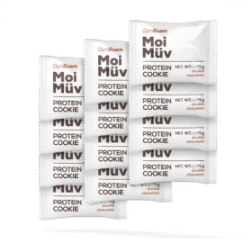 MoiMüv Protein Cookie - GymBeam (dvojitá čokoláda, 12 x 75 g) (48406-8-dvojitáčokoláda-12x75g)