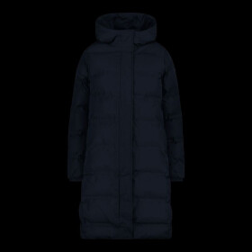 Dámský zimní kabát s kapucí CMP zateplená nepromokavá bunda černá (34K0096/N950) 48